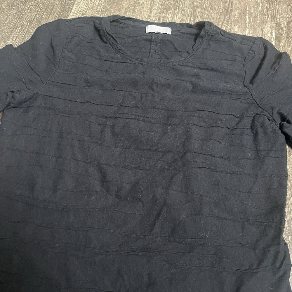 HABITAT Black T-Shirt Womens Size XS Short Sleeve Crew Neck Comfy Top